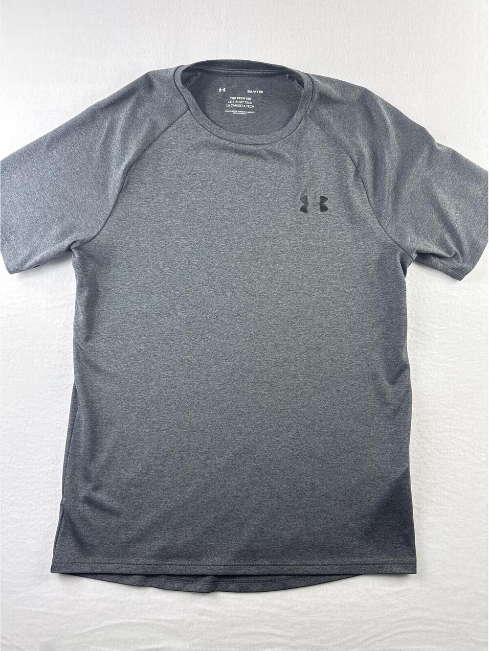 Under Armour The Tech Tee Short Sleeve Shirt - Gray, Size Small